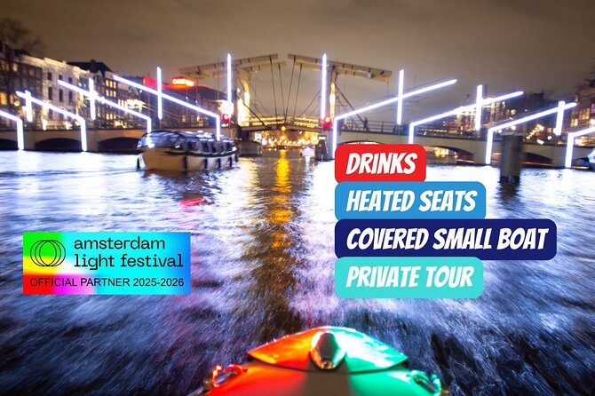 90-min Amsterdam Light Festival Tour - Key things to know before you board