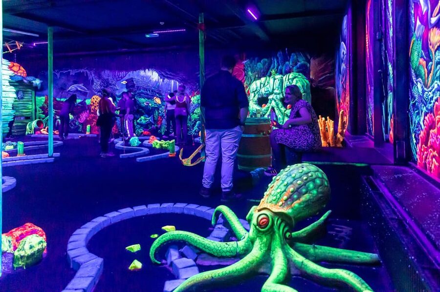 Aloha Amsterdam: 12-Hole Glow-in-the-Dark Mini-Golf - Price and value, including what your ticket covers