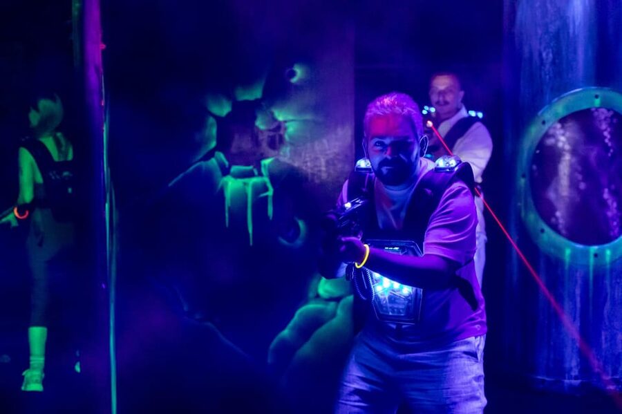 Aloha Amsterdam: Laser Tag Experience - A 15-minute battle beneath an Amsterdam bridge