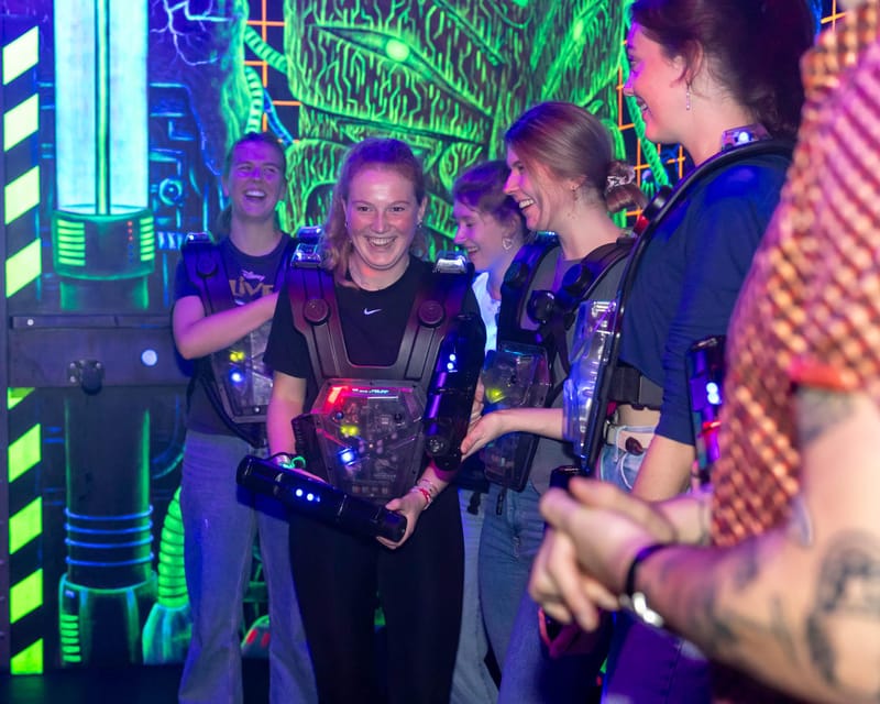 Aloha Amsterdam: Laser Tag Experience - Inside the 450 sqm underground arena and UV instruction room