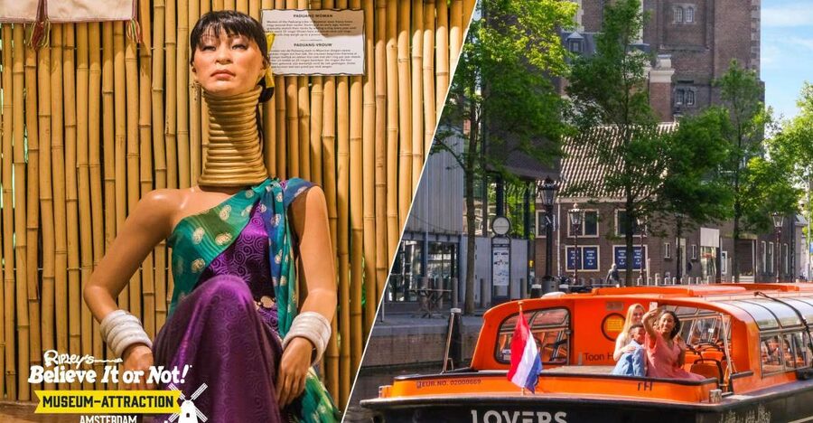 Amsterdam 1-Hour Canal Cruise and Ripley’s Believe it or Not - Four Possible Departure Docks Near Big Sights