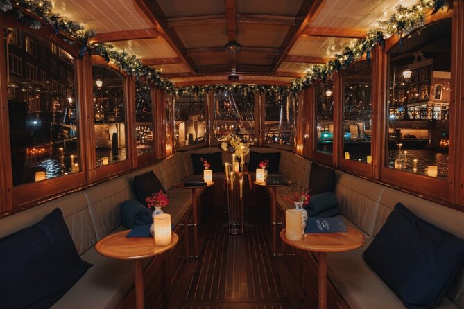 Amsterdam: 2-Hour Canal Cruise incl. Drinks & Dutch Snacks - Royal Theater, Museums, and the Blue Bridge Gift