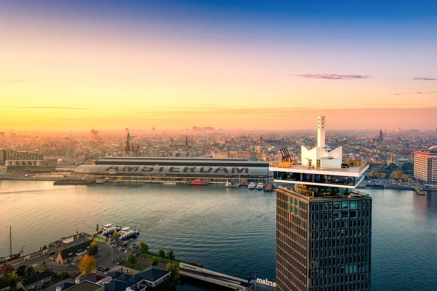 Amsterdam: A'DAM Lookout Entry Ticket with 1 drink - Panorama Restaurant and the rooftop bar: making the most of your included drink