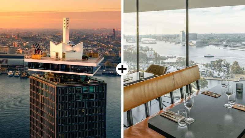 Amsterdam: A'DAM Lookout with Revolving Restaurant Moon - Key things to know before you go