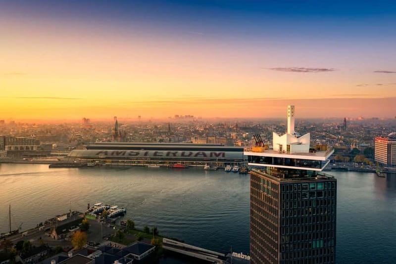 Amsterdam: A'DAM Lookout with Revolving Restaurant Moon - ADAM LOOKOUT and Moon: what you are really buying