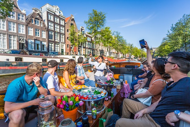 Amsterdam All-Inclusive 90-Minutes Heated Cruise by Captain Jack - Heated open boat comfort: what warm means when the boat is open