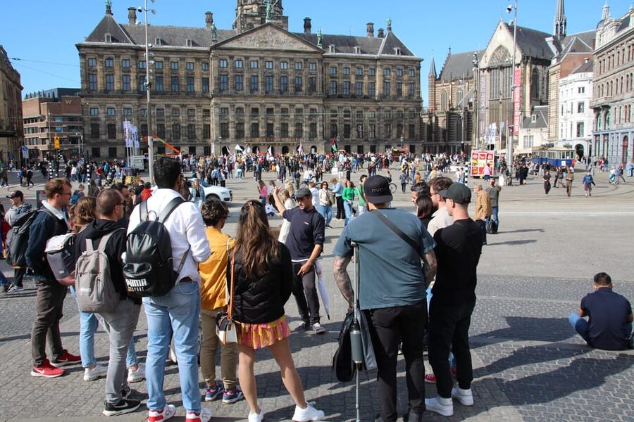 Amsterdam: Anne Frank Guided Small Group Walking Tour - Blauwburgwal and the Anne Frank Monument: Daily Life Under Occupation