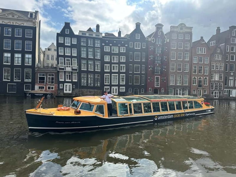 Amsterdam: Burger Cruise - Burgerbar & Canal Cruise - Skipper Stories in English, Plus Audio Guide Backup