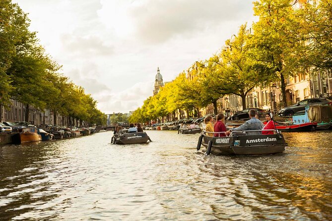 Amsterdam Canal Boat Rental - Sail Yourself without a License - Mokumboot Self-Sail Means You Actually Control Your Amsterdam