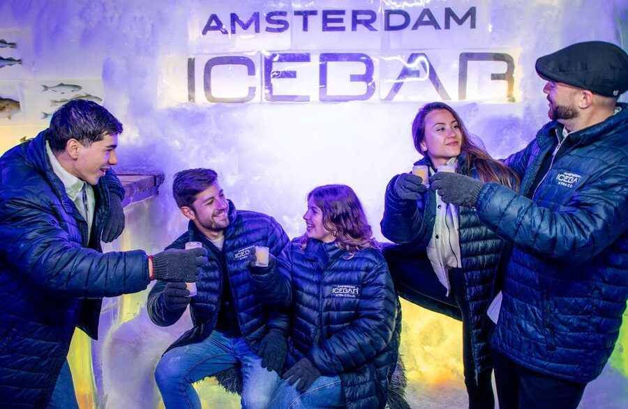 Amsterdam: Canal Cruise and Entrance to Xtracold Icebar - Drinks, Ice Glasses, and the Stuff People Actually Order