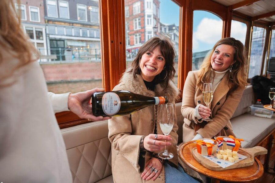 Amsterdam: Canal Cruise with Bubbles & Bites - Bubbles and Bites in Practice: What’s Included, What’s Limited