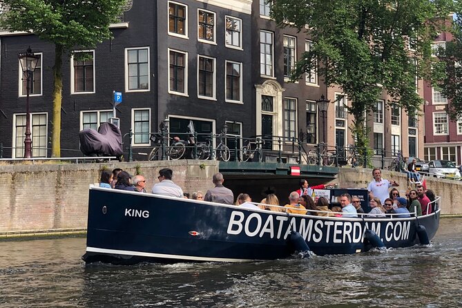 Amsterdam Canal Cruise with Open Bar - Central Station - Electric Boat, Open-Air Feel: What the Water View Really Gives You