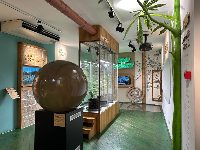 Amsterdam: Cannabis Museum Entry Ticket - Three floors of interactive exhibits, plus an indoor ecosystem