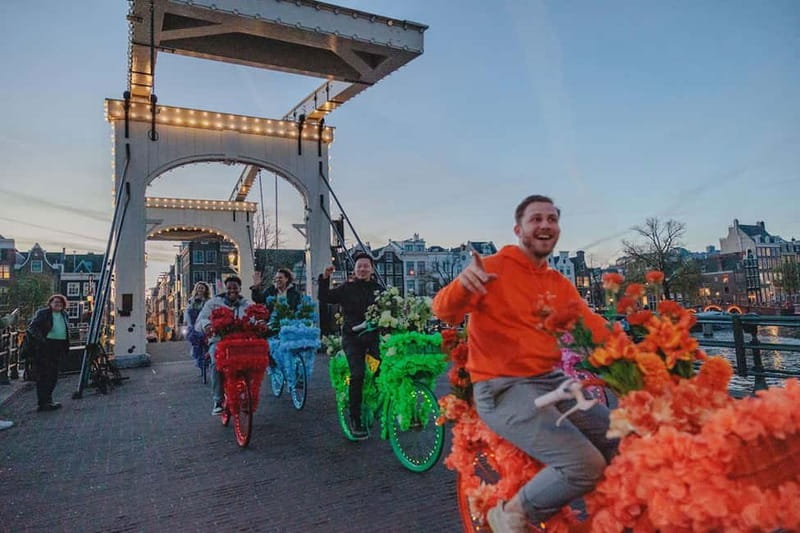 Amsterdam: City Centre, Guided Bike Tour on Flower Bikes - Jordaan to Dam Square: What Each Stop Really Adds