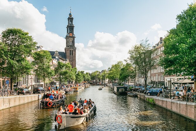 Amsterdam Classic Saloon Boat Canal Cruise with Live Guide - Thorbecke Bridge and the Seven Bridges sighting