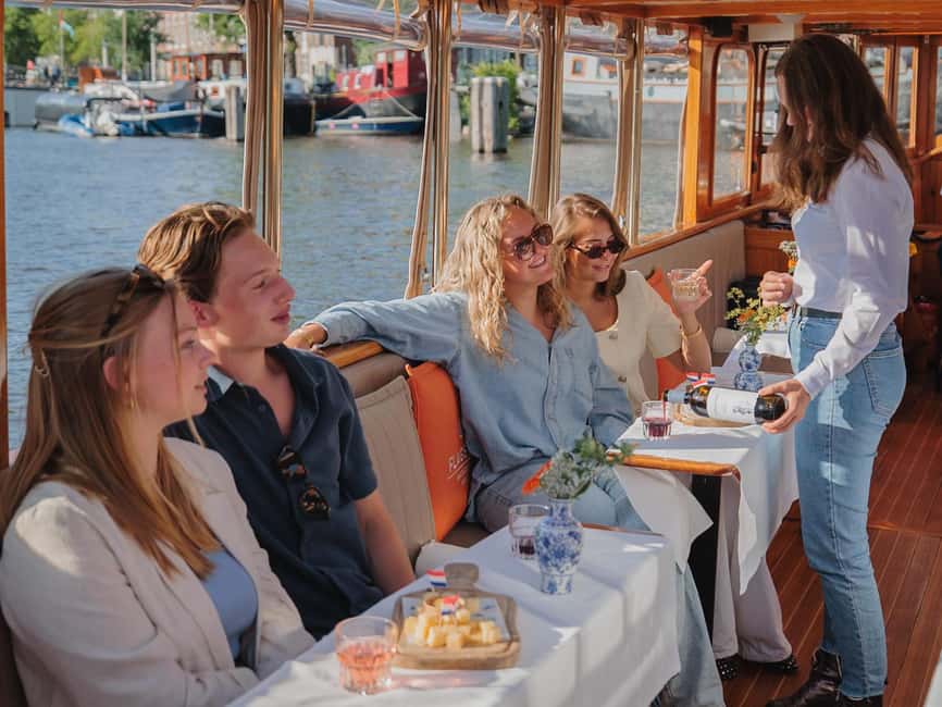 Amsterdam: Classic Saloon Boat Cruise with Cheese & Wine - Where you board, why it matters, and how to choose your start