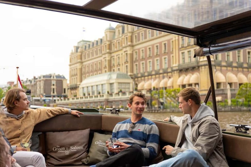 Amsterdam: Covered Heated Canal Cruise with Bitterballen - 90 minutes on the canals: what the ride feels like