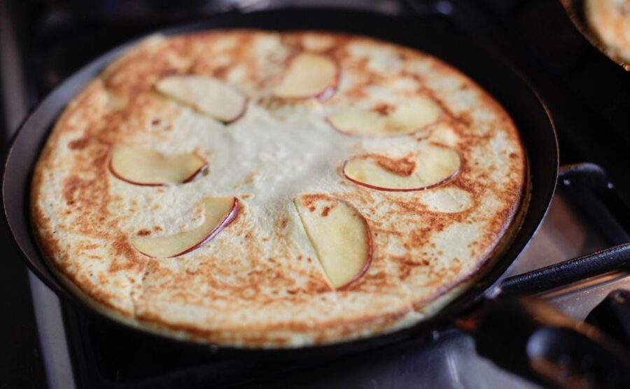 Amsterdam: Craft Dutch Pancakes in Charming Canal House - A canal-house kitchen with an Amstel River view