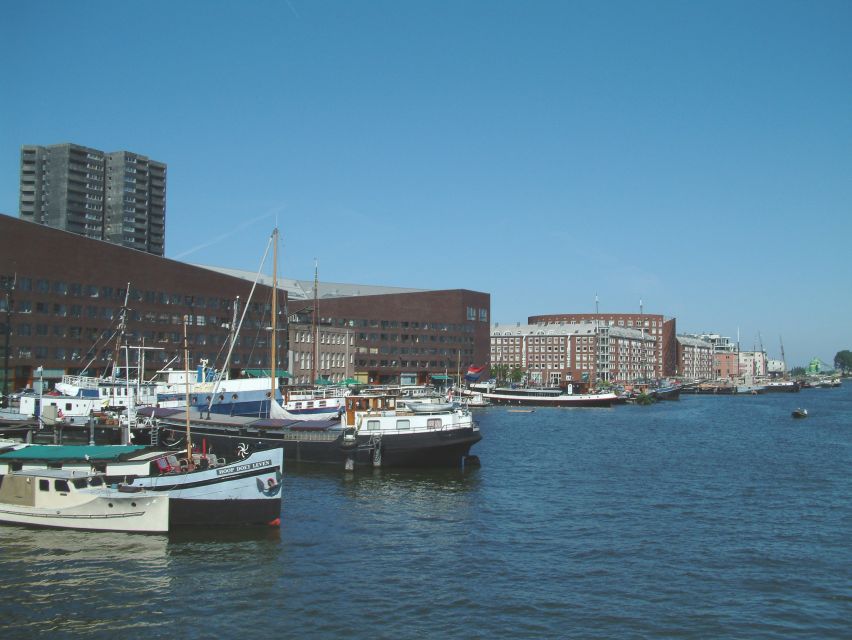 Amsterdam, Eastern Docklands Architecture: Private Tour - Riet Landen: park, residences, and a traffic junction in one picture