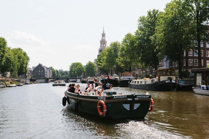 Amsterdam Evening (Sunset) Canal Cruise w/ optional drinks - Boat comfort in Amsterdam weather: open, partly covered, or fully covered