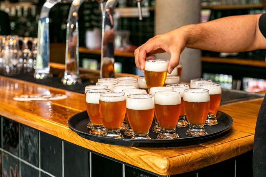 Amsterdam: Guided Craft Beer Brewery Bus Tour with Tastings - Overhoeksplein starts the day, and that matters