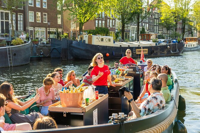 Amsterdam: Guided Open Boat Canal Cruise Unlimited Drinks Option - Price and What You Actually Get for $23.59