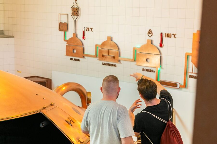 Amsterdam: Heineken Experience Ticket including 2 Drinks - The end bar moment: redeem your two beers and plan your next stop