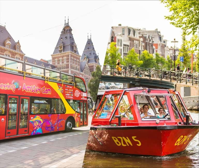 Amsterdam: Hop-On Hop-Off Bus and Boat options - Why this bus-plus-boat combo makes sense in Amsterdam