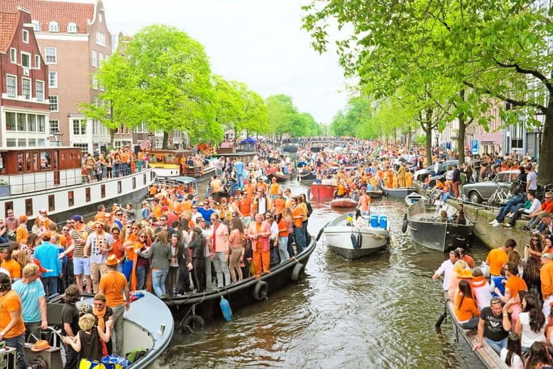 Amsterdam: Kings Day Boat Party with Unlimited Drinks - Weather reality: open or partly covered changes what to pack