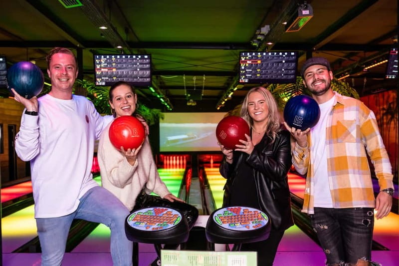 Amsterdam: LED Bowling Experience - Aloha Amsterdam’s LED Lanes, a Classic Sport Gets a Color Upgrade