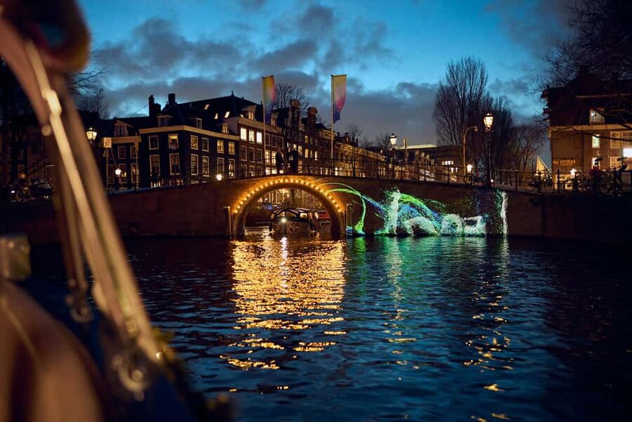 Amsterdam: Light Festival Boat with Hot Choco & Stroopwafel - 75 Minutes on the Water: What to Plan, What to Expect