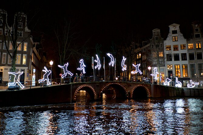 Amsterdam Light Festival Canal Cruise + Unlimited Drinks Option - Private tour reality: only your group, with varying boat setups