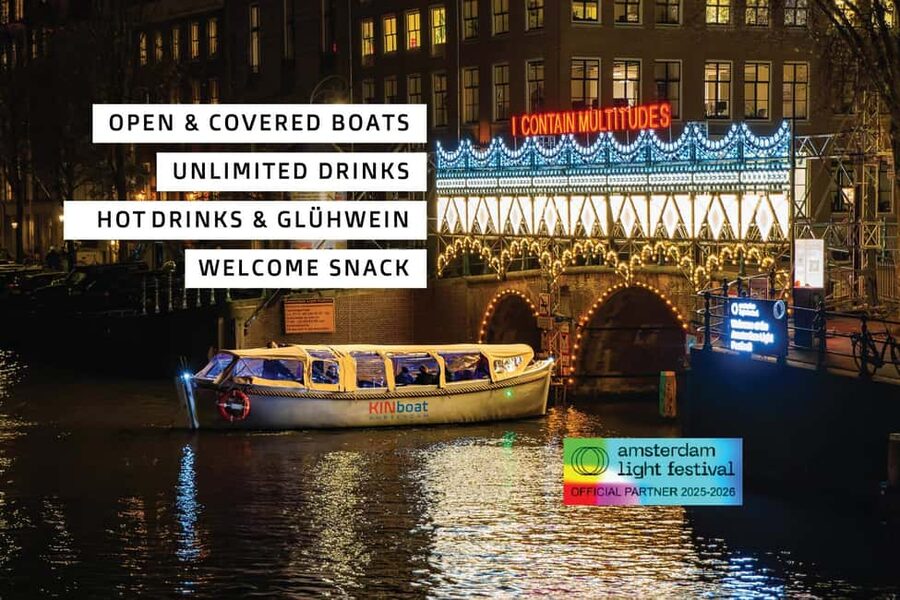 Amsterdam: Light Festival Canal Cruise w/Snack and Hot Drink - Why this Light Festival cruise is better from the water