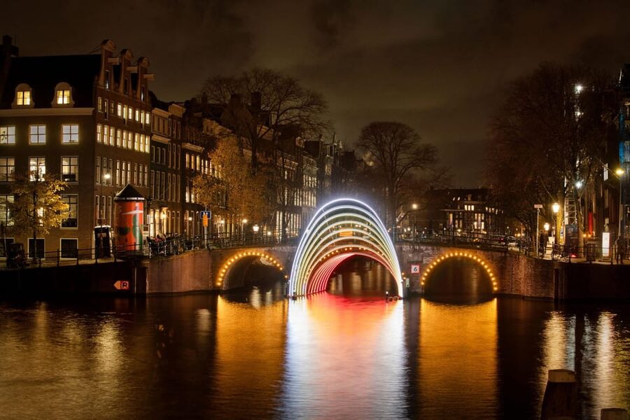 Amsterdam: Light Festival Canal Cruise w/Snack and Hot Drink - The Legacy theme, 20 artworks, and what you should pay attention to