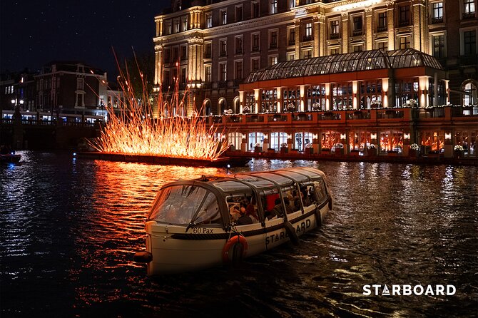 Amsterdam: Light Festival Cruise with Unlimited Drinks Option - Picking Your Spot to Hear the Guide and Stay Warm