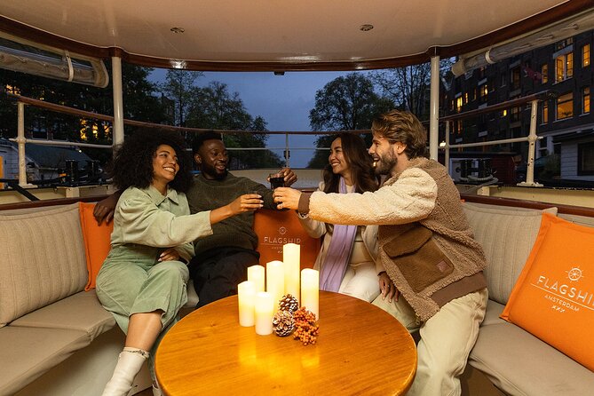 Amsterdam Light Festival: Heated Cruise with Hot Drinks & Bite - A Warm Canal Ride Through the Amsterdam Light Festival