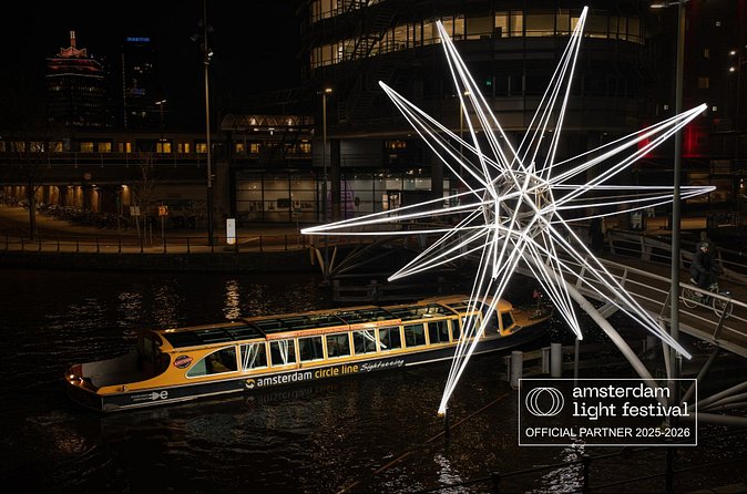 Amsterdam Light Festival Tour in German | Including Drinks - Westerkerk and the Canal Belt Between Prinsengracht and Keizersgracht