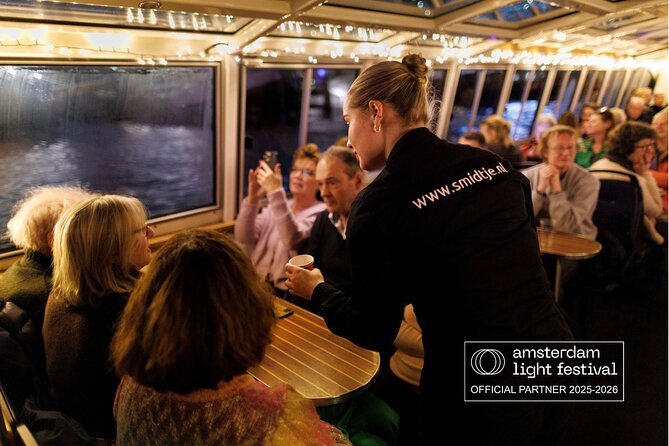 Amsterdam Light Festival Tour in German | Including Drinks - Leidsegracht and De Beulingsloot: Canal Links and the Oldest Shortest Streets of Water