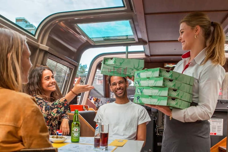 Amsterdam: Original Pizza Dinner Cruise + Unlimited Drinks - Your Dinner Plan: Pick a Pizza, Then Let the Boat Deliver