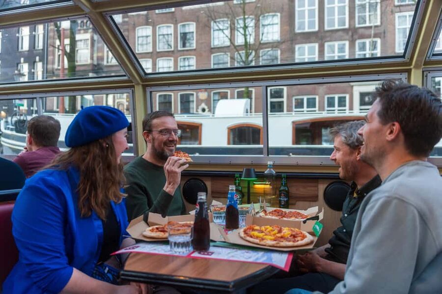 Amsterdam: Original Pizza Dinner Cruise + Unlimited Drinks - The Route: Canal Belt Views You Can Actually See