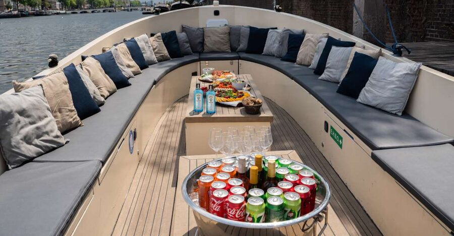 Amsterdam: Private Canal Booze Cruise with Unlimited Drinks - Prinsengracht and Herengracht: Where the Views Turn Into the Point