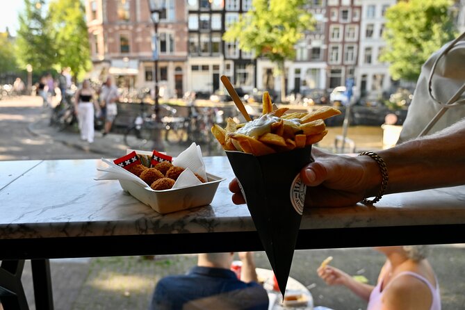 Amsterdam Private Food & Drinks Tour by UNESCO Canals & Jordaan - 9 Little Streets for Dutch Fries, and a Quick Pass by Anne Frank House