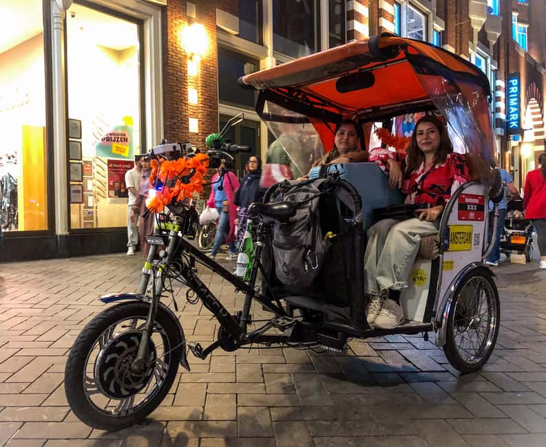 Amsterdam: Private Guided Pedicab & Rickshaw Highlights Tour - Flower Market and shopping time, plus scenic stops that cars miss