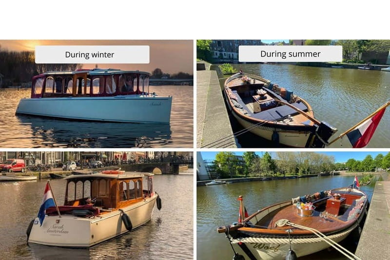 Amsterdam: Private Morning Boat Tour - When the assigned boat changes, and how to stay relaxed about it