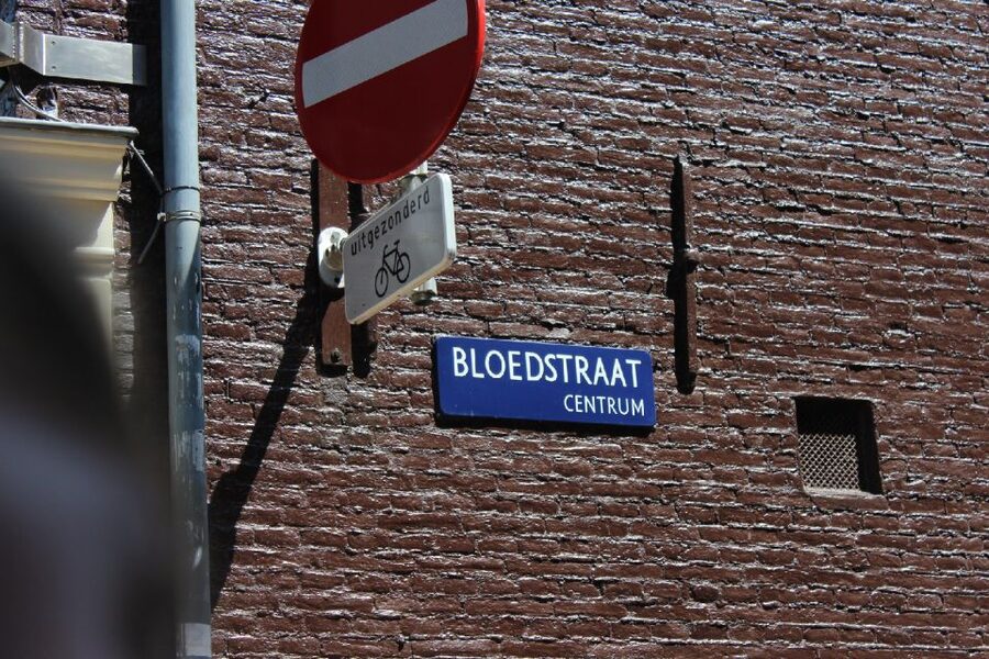 Amsterdam: Red Light District 1-hour Smartphone Audio Tour - Café In’t Aepjen and Bloedstraat: small names with big mood