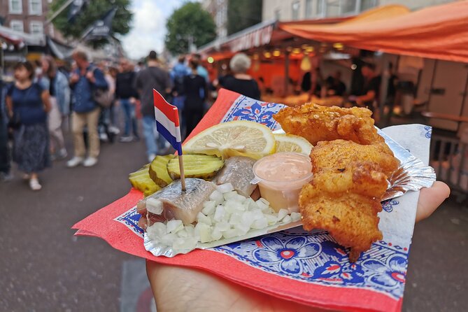 Amsterdam: Self-Guided Food Tour in De Pijp Neighbourhood - Stop-by-stop bites: croquette, Suriname pom, and Israeli comfort foods