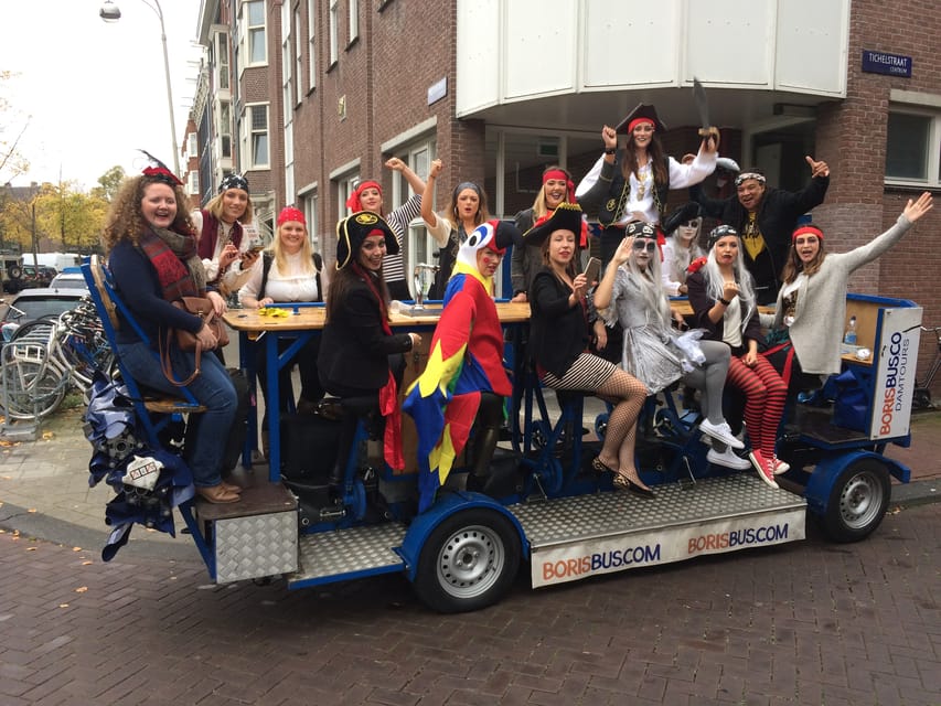Amsterdam: Shared Party Bike Tour with Beer - The ride itself: canals, Amsterdam-north sights, and a party that keeps moving