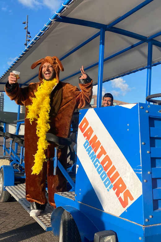 Amsterdam: Shared Party Bike Tour with Beer - Day vs night: when to go for the right mood