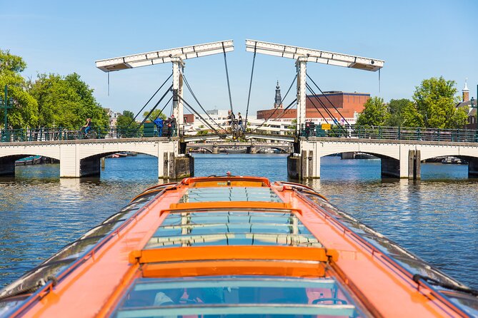 Amsterdam Sightseeing Canal Cruise with Audio Guide - Anne Frank House, Westerkerk, and Magere Brug From the Water