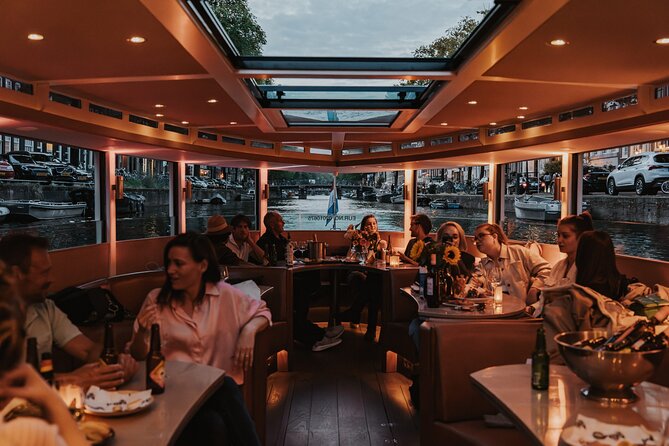 Amsterdam Small-Group Evening Canal Cruise Including Wine, Craft Beer, Cheese - What you get onboard: drinks, cheese, and the right mindset